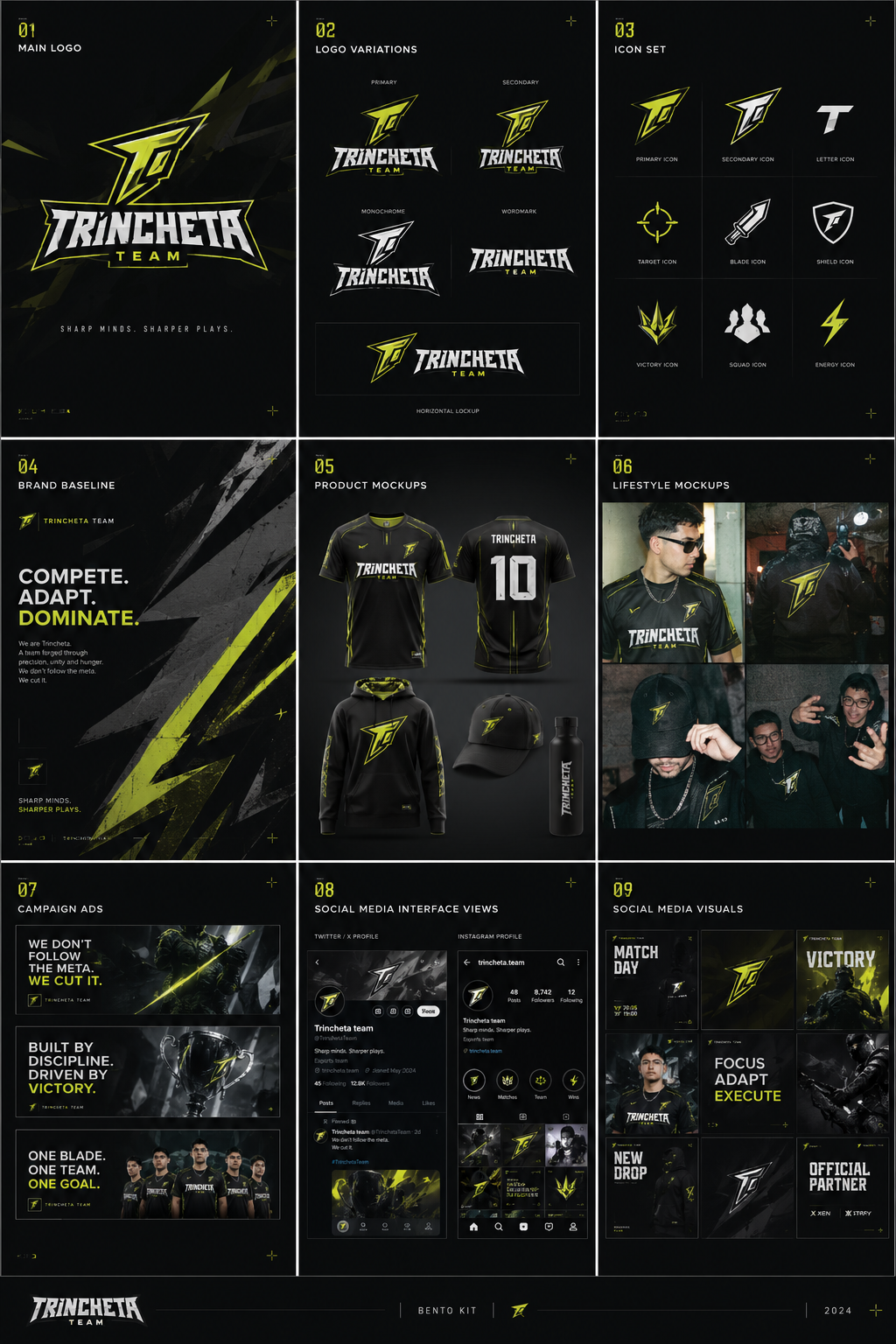 Brand kit Trincheta Team